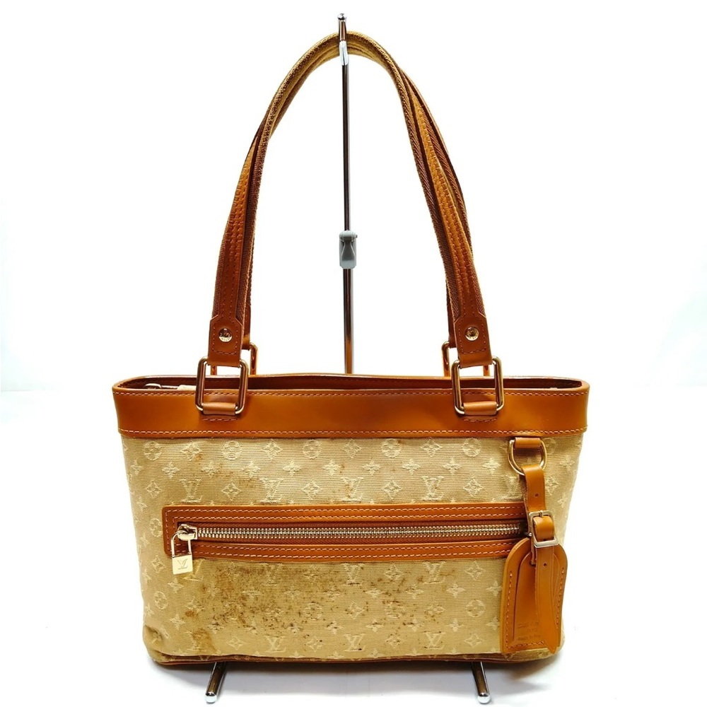 Louis Vuitton Lucille PM Brown/ Light Yellow Monogram Mini - Picture 1 of 9
